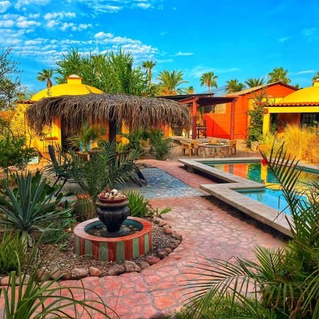 Two Domes with garden and pool (1)